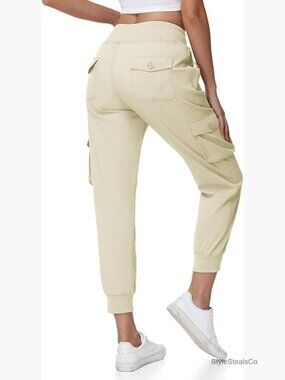Lightweight Cargo Joggers with 6 Pockets, Quick-Dry Active Pants